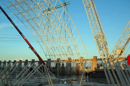 牡丹江网架一角